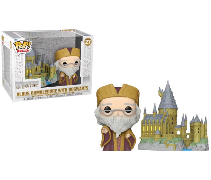 FUNKO Figura Harry Potter POP! Vinyl Town -  Dumbledore W/Hogwarts