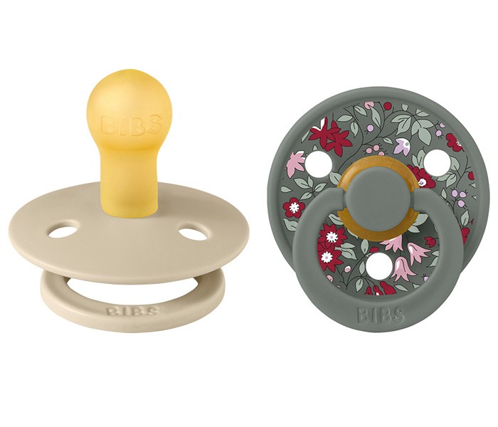 BIBS Liberty Cucla, 0-6m, 2 komada, Chamomile Lawn pine mix