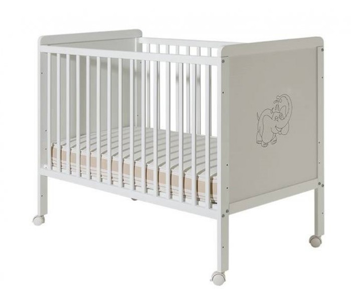 Bambino Krevetac za bebe Happy, Beli