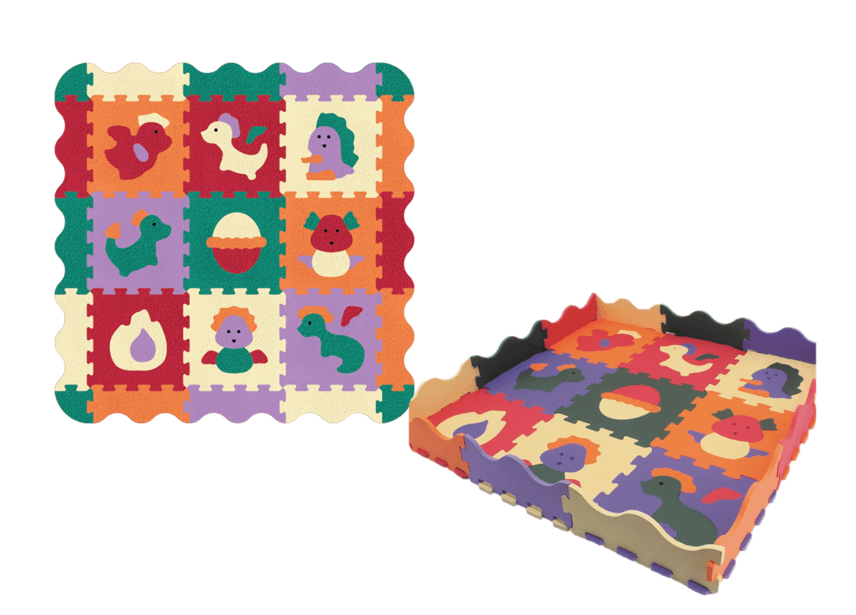 SUN TA TOYS Pazle sa ogradom Zmaj, 9 komada