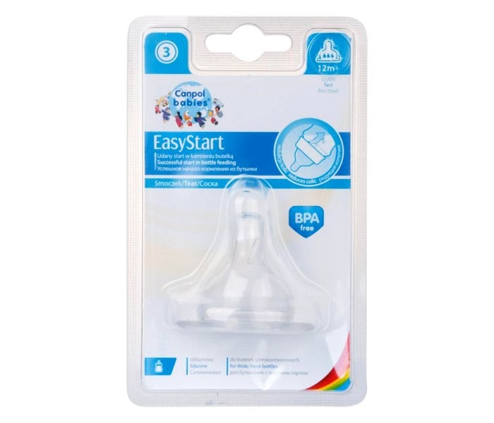 CANPOL BABIES Cucla za flašicu sa širokim vratom brz protok