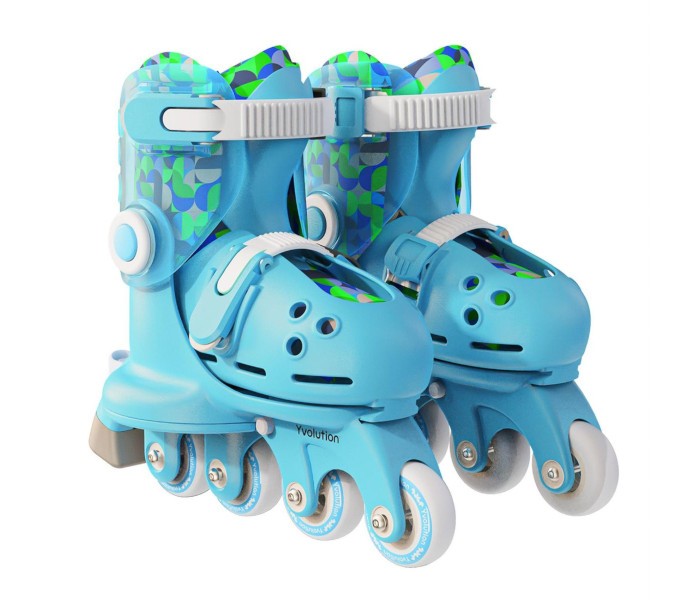 YVOLUTION Roleri za decu 2u1 TWISTA, Plavi