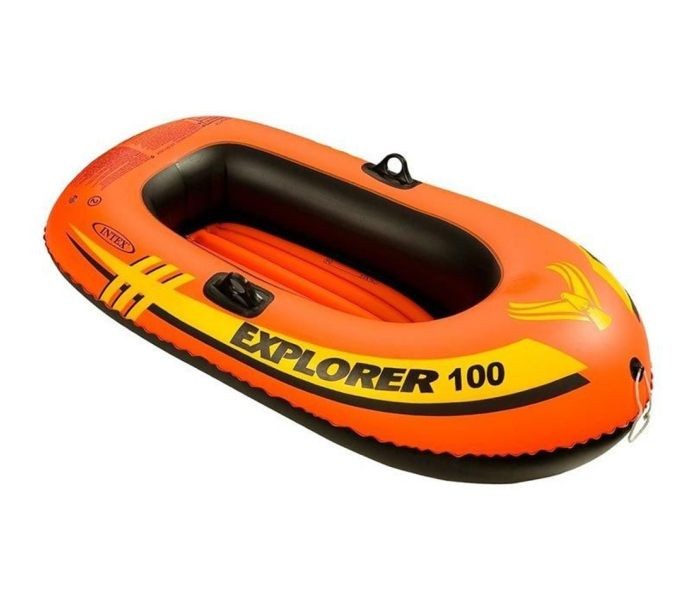 Intex Čamac na naduvavanje Explorer 100, 147x84x36 cm, Narandžasti
