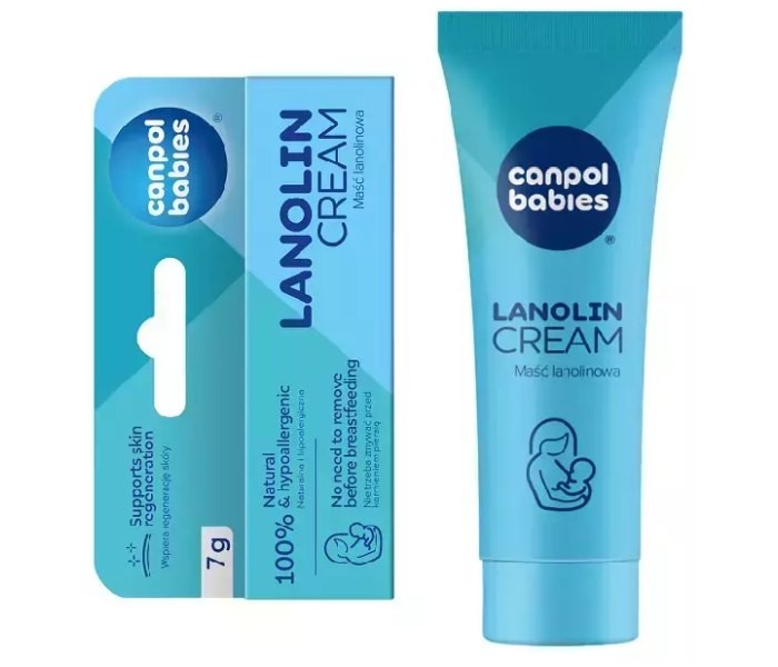 Canpol Babies Krema za negu i zaštitu bradavica Lanolin, 70g