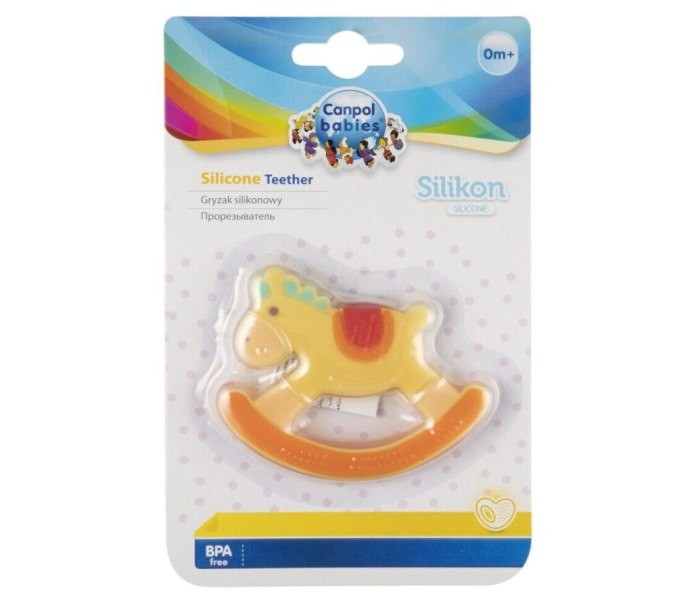 CANPOL BABIES Silikonska glodalica za bebe Konjić