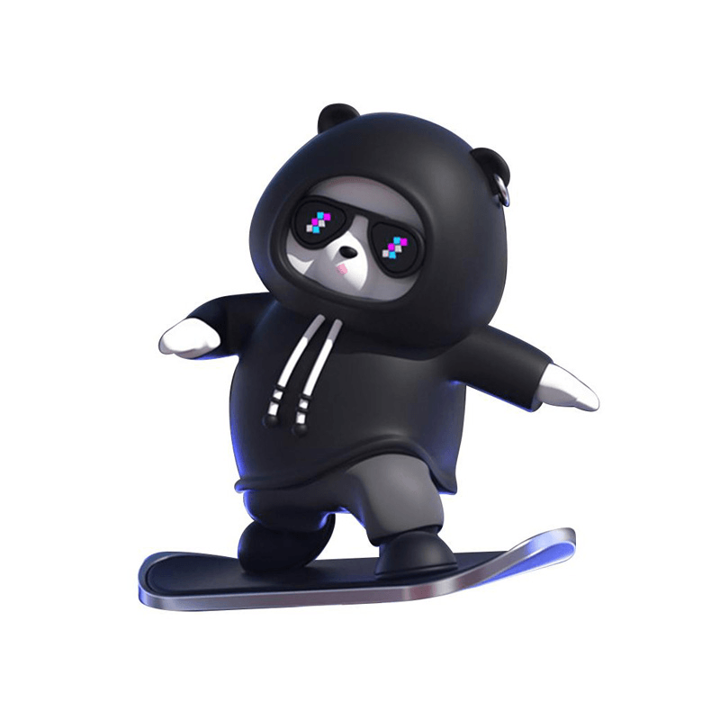 Auto igracka JWD Snowboard Teddy, Crna