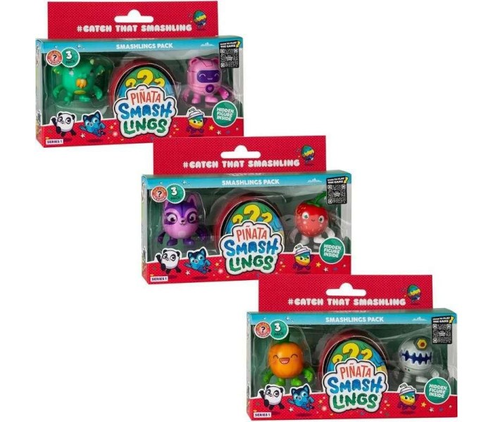 Smashlings 3 figure Set