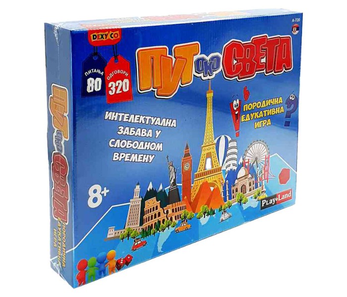 PLAY LAND Društvena igra Put oko sveta