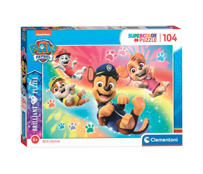 CLEMENTONI Puzzle 104 dela Paw Patrol Brilliant