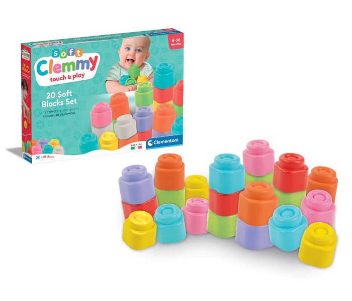 Clementoni clemmi Toi babi mekane kocke 20 kom