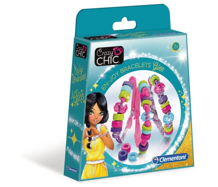 Clementoni Kreativni set Crazy Chic, Narukvice za devojčice Enjoy Glee