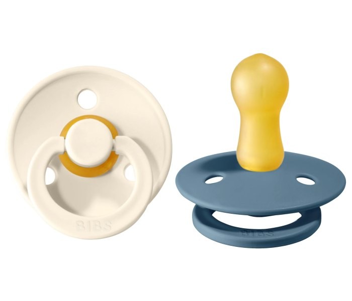 BIBS Cucle, 0-6m, 2 komada, Ivory & Petrol