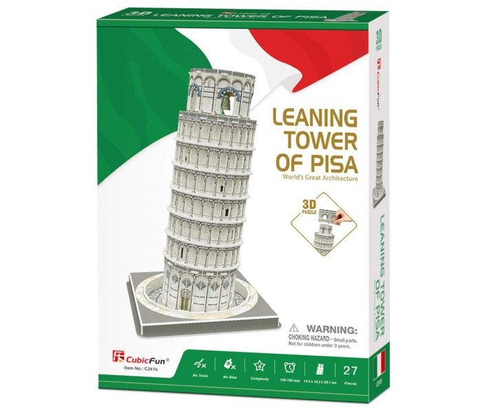 CUBIC FUN Puzzle 3D Leaning Tower Of Pisa C241h