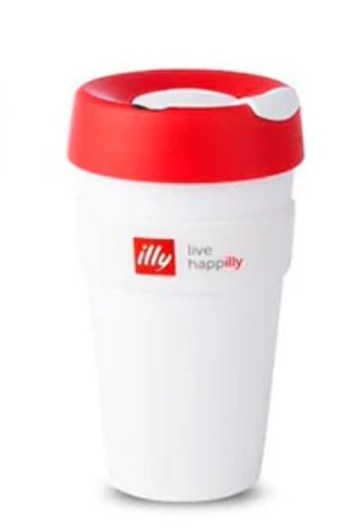 ILLY Šolja za poneti, Bela