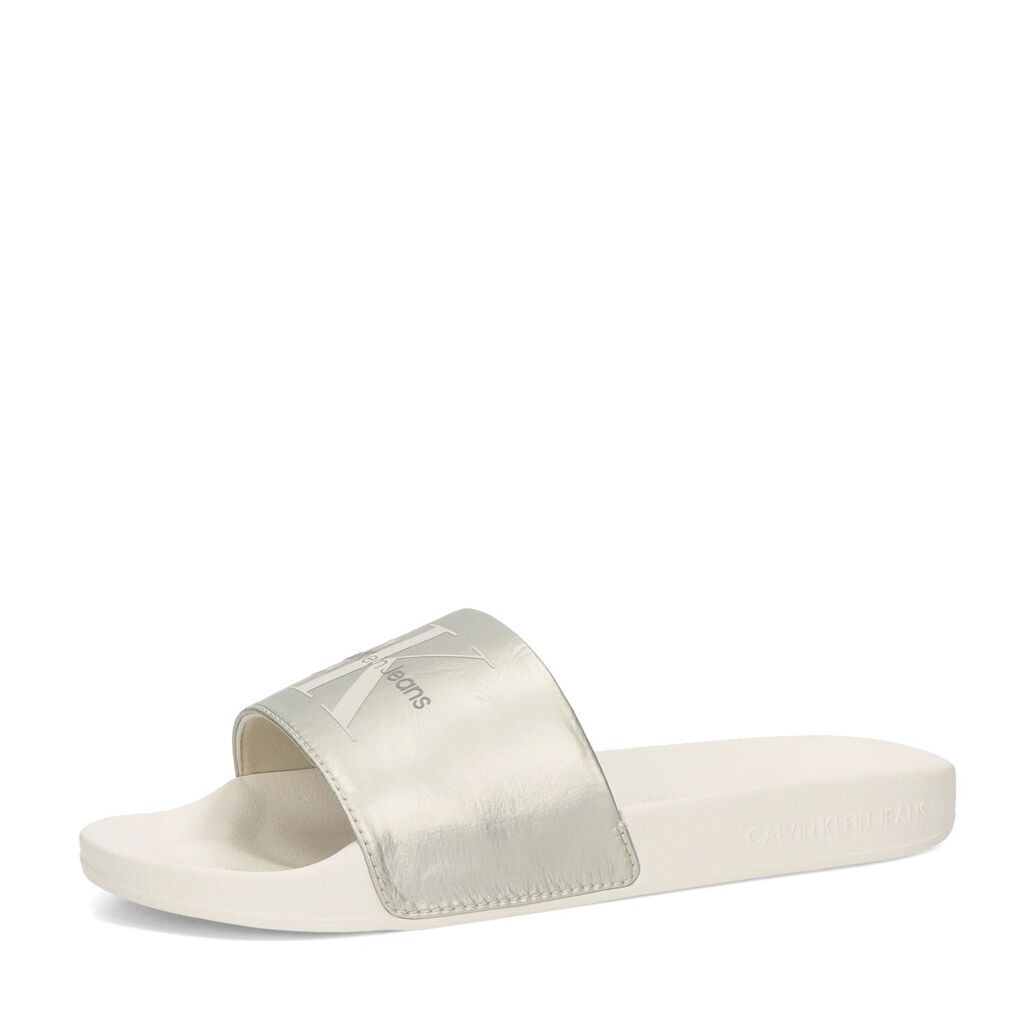 Calvin Klein Ženske papuče, Srebrne