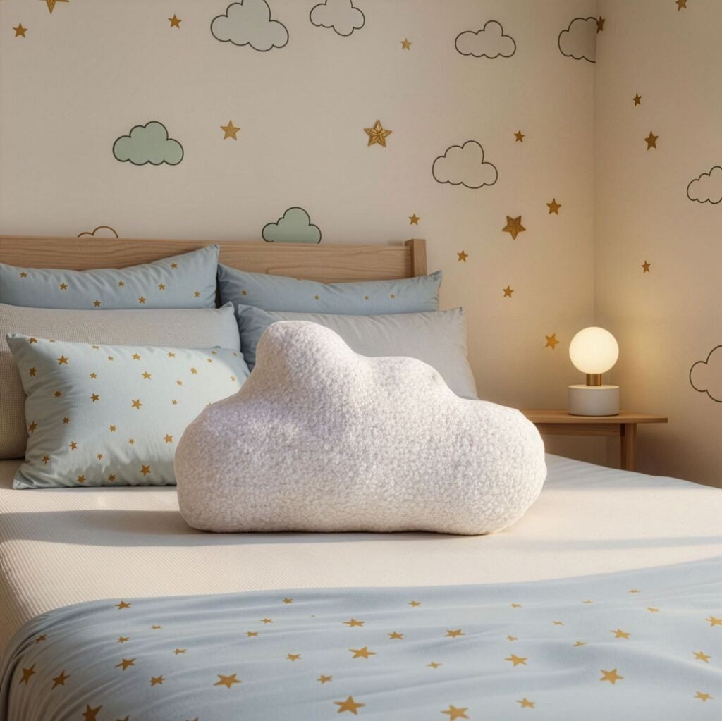 Aberto Design Dekorativni jastuk Cloud, 47x27 cm, Beli