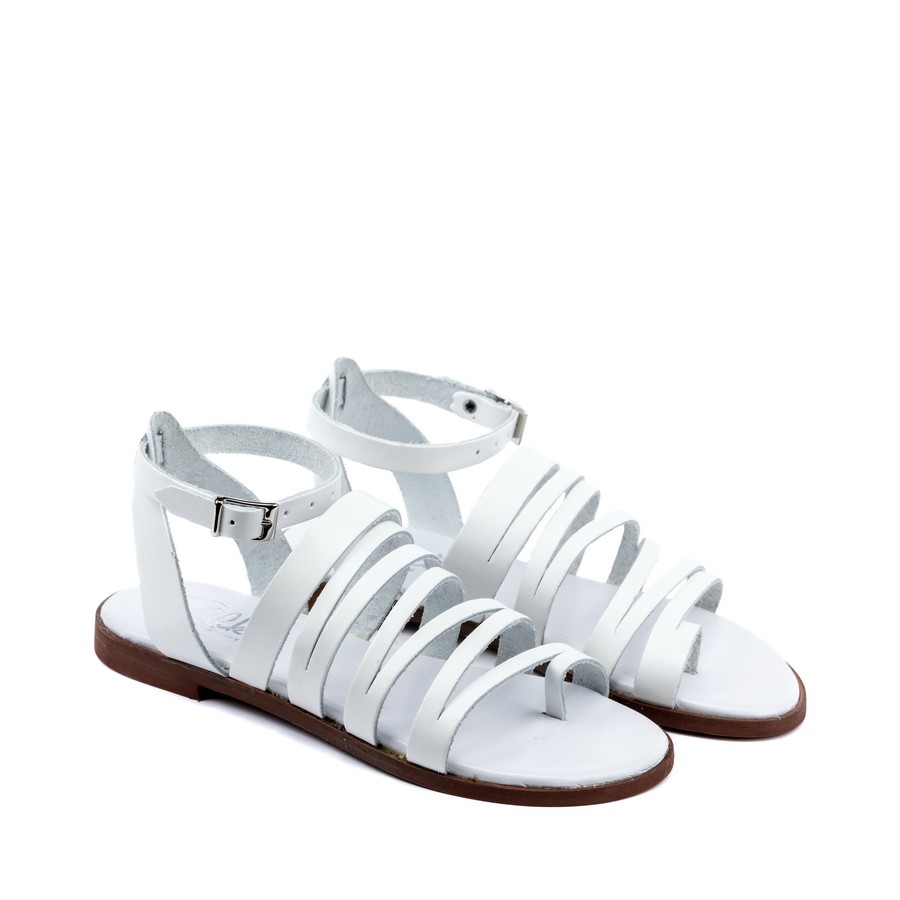 SILKO Ženske sandale PM35G, Bele