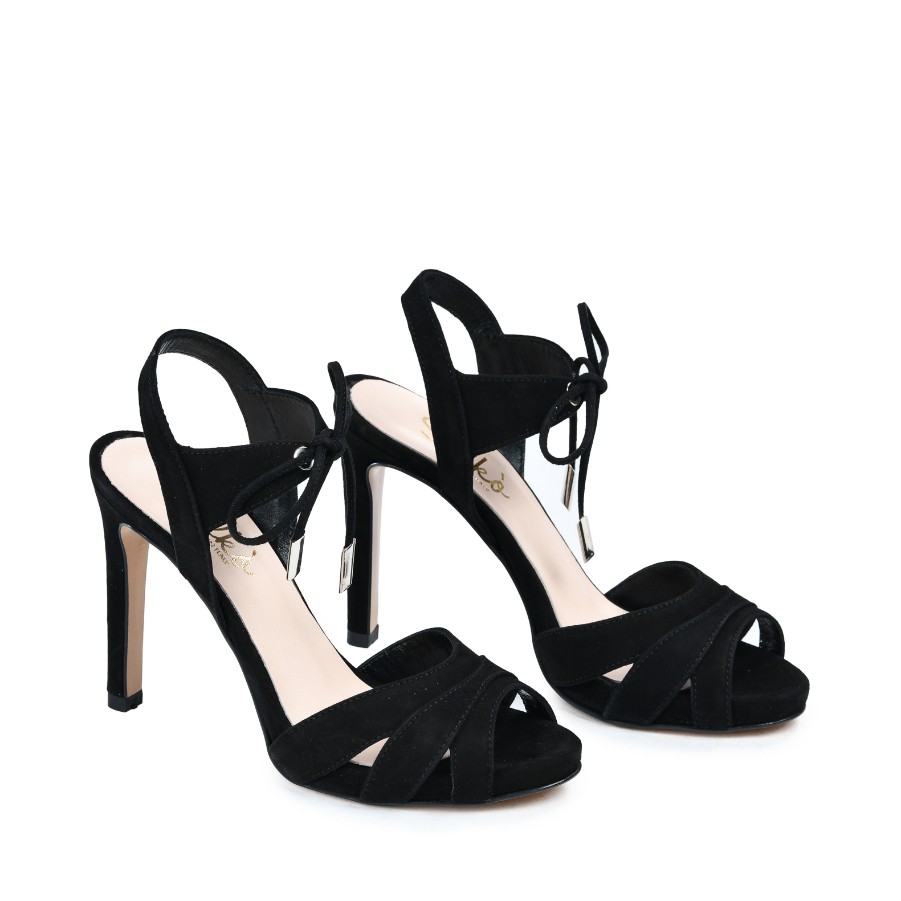 SILKO Ženske sandale KETTY65/FT, Crne