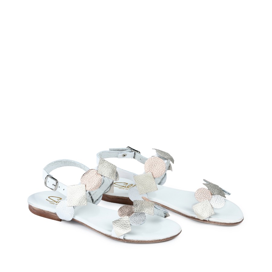 SILKO Ženske sandale PM/31, Bele