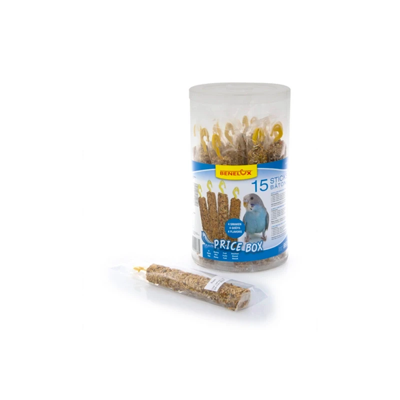 BENELUX Štapići za tigrice, Mix ukusa, 860 g, 15 komada