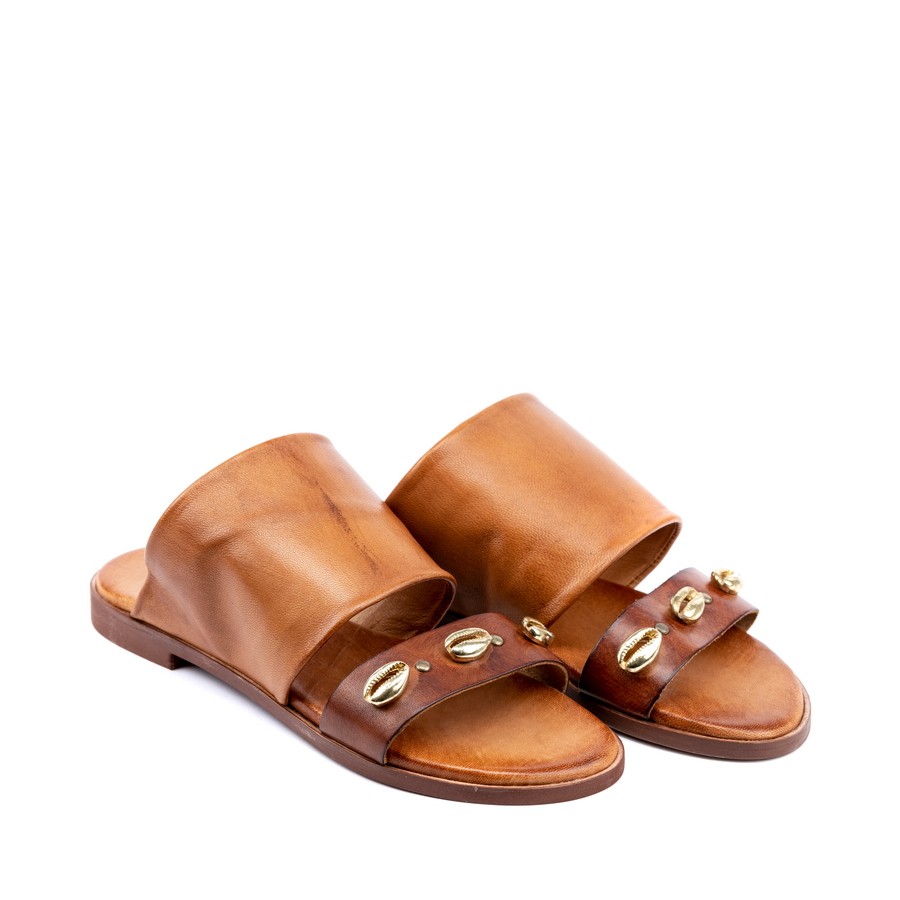 SILKO Ženske papuče CB08, Braon