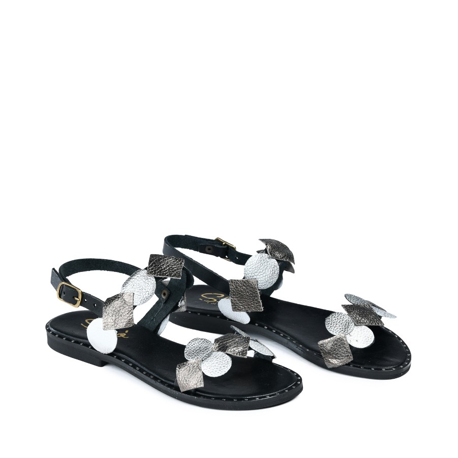 SILKO Ženske sandale PM/31B, Crne