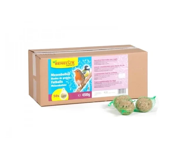 BENELUX Mineralno vitaminska kugla za sve vrste ptica, Zimska, 50x90 g
