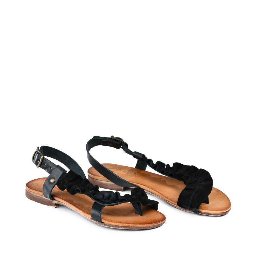 SILKO Ženske sandale P41, Crne