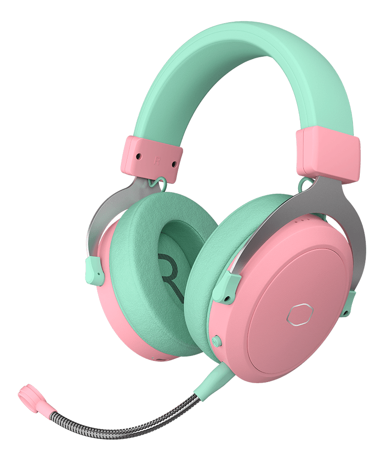 Cooler Master Gaming slušalice sa mikrofonom CH-351 Macaron, Zeleno-roze