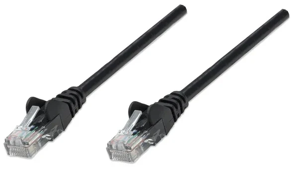 Intellinet UTP kabl 320757, Cat5e, CCA, 2m, Crni