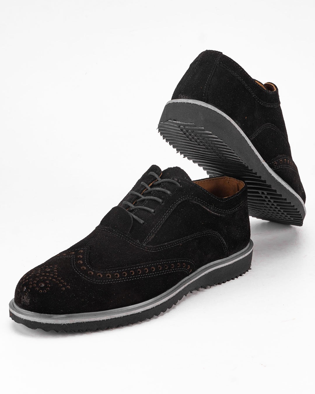 LA FORCE Muške kožne cipele YK-4914-1, Crne