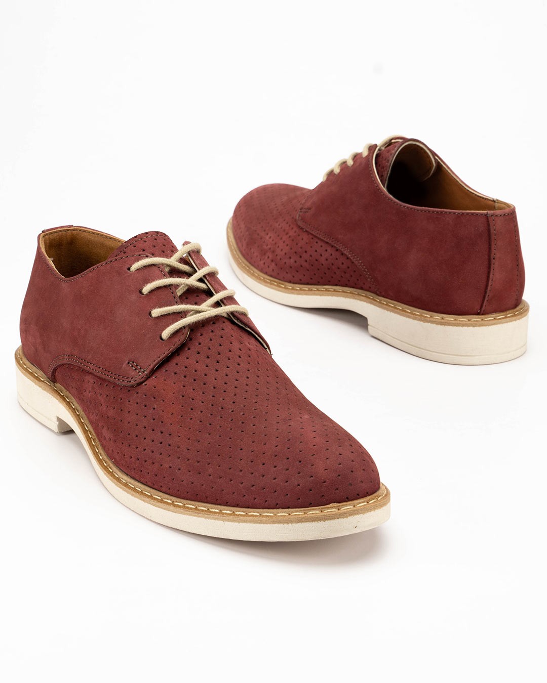 LA FORCE Muške kožne cipele YK-3321, Bordo