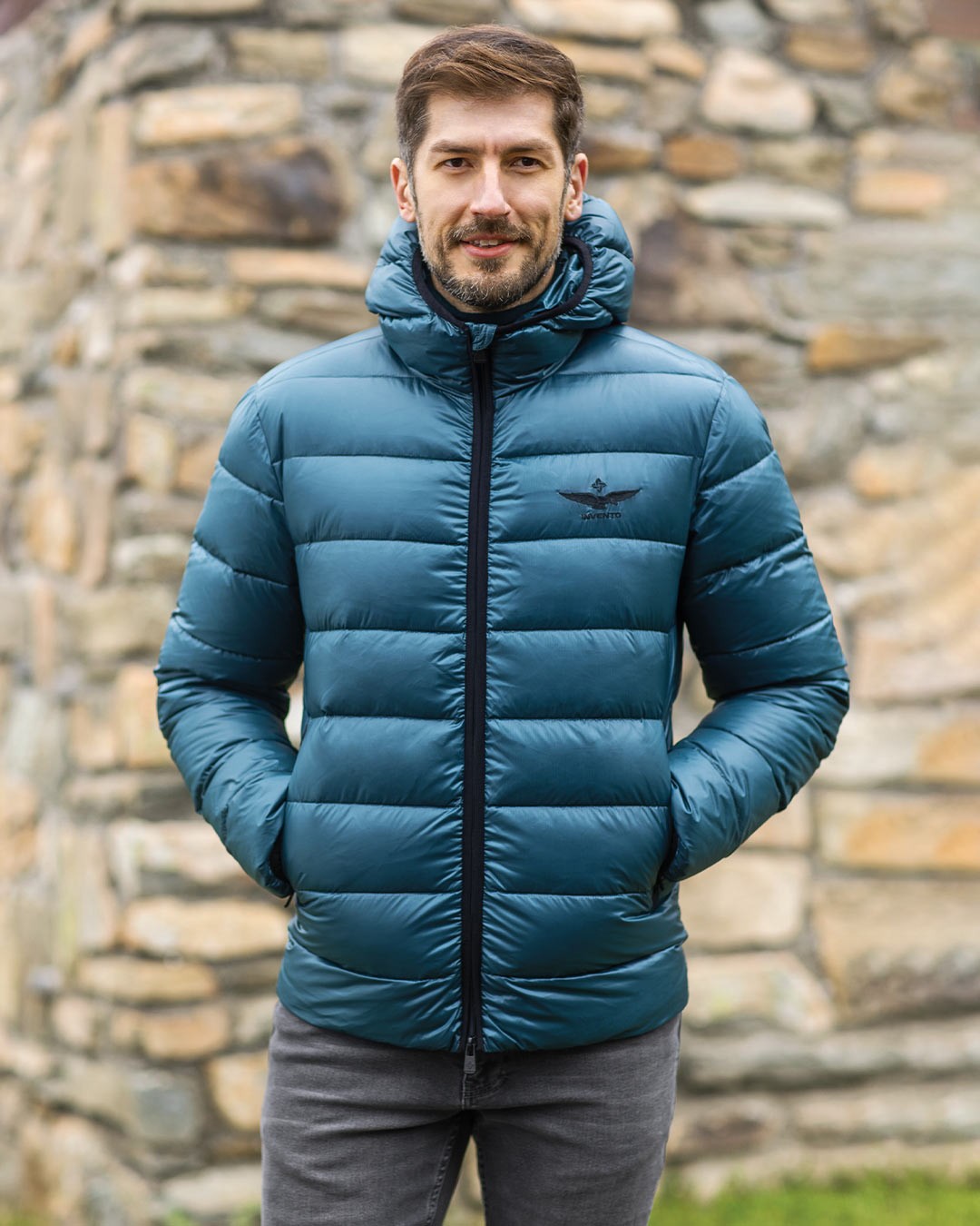 INVENTO Muška jakna Gant, Tamnoplava