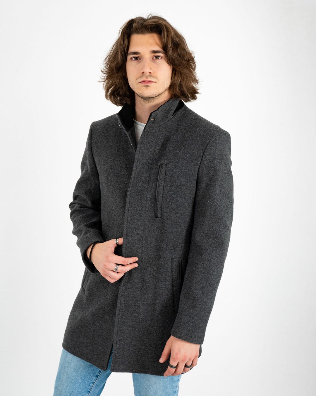 LA FORCE Muški kaput CM-N3085, Siva