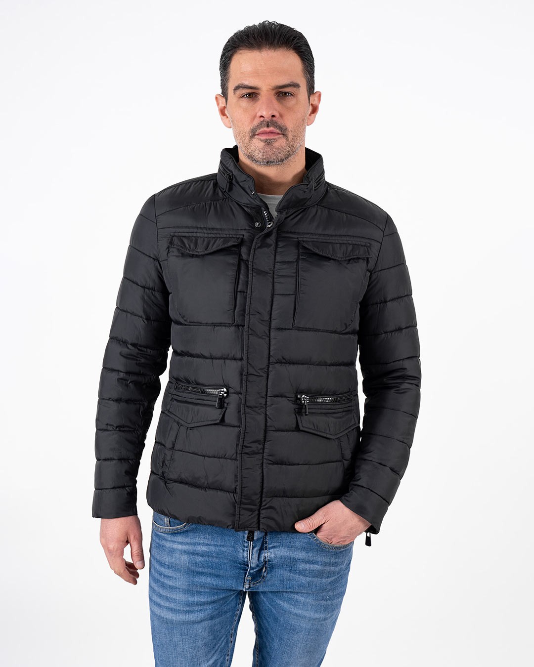 INVENTO Muška jakna Daniel, Crna