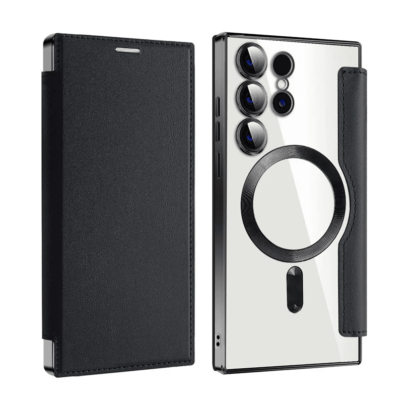 Maskica za Samsung Galaxy S24 Ultra crna Magsafe Lux Bi Fold