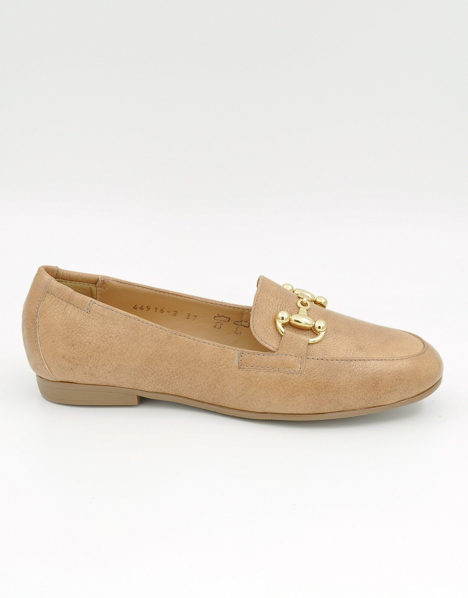 Paar Ženske kožne cipele 44916-2, Ravne, Braon