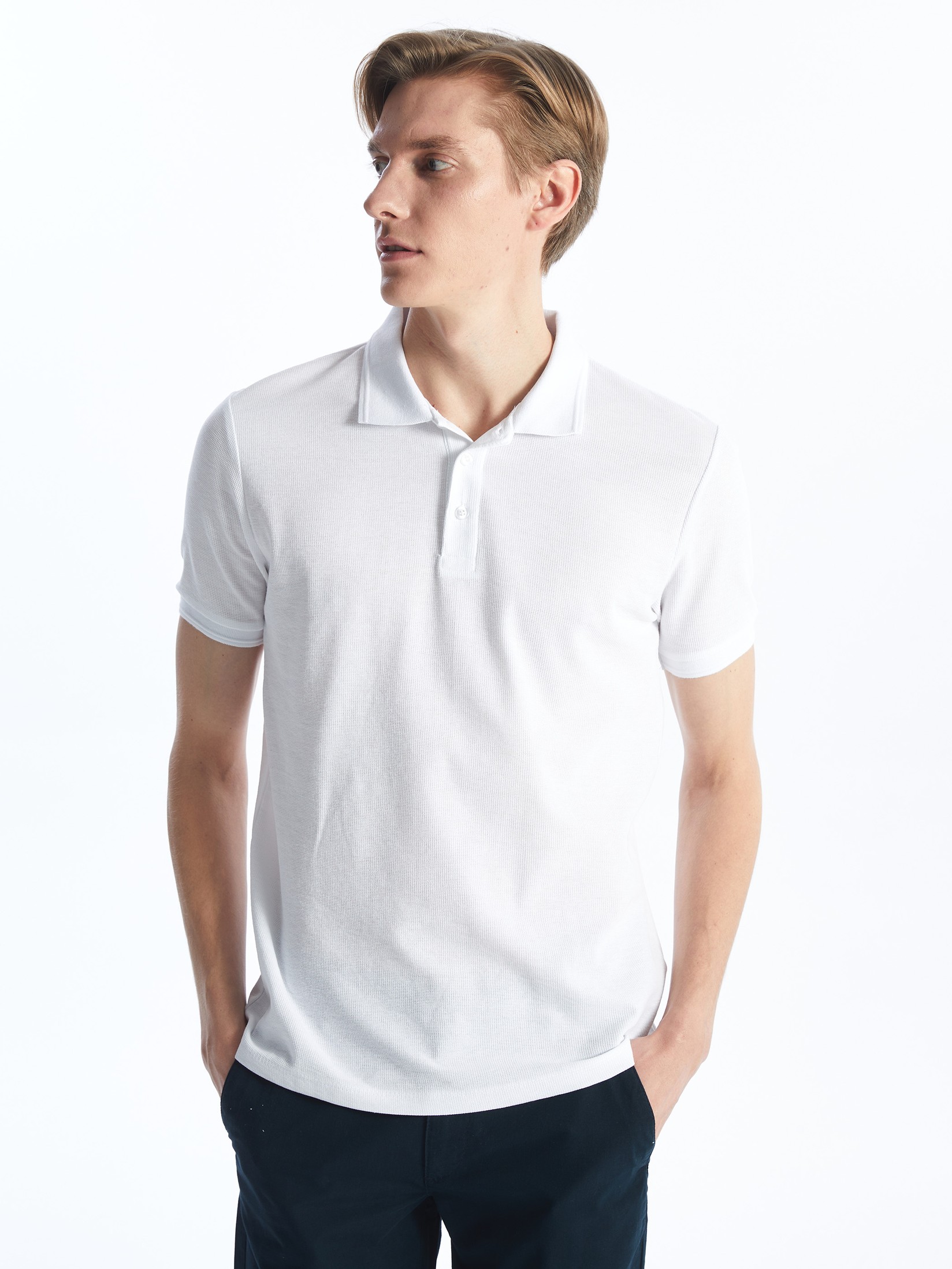 LC Waikiki Muška majica S4JL96Z8-Q6K, Bela