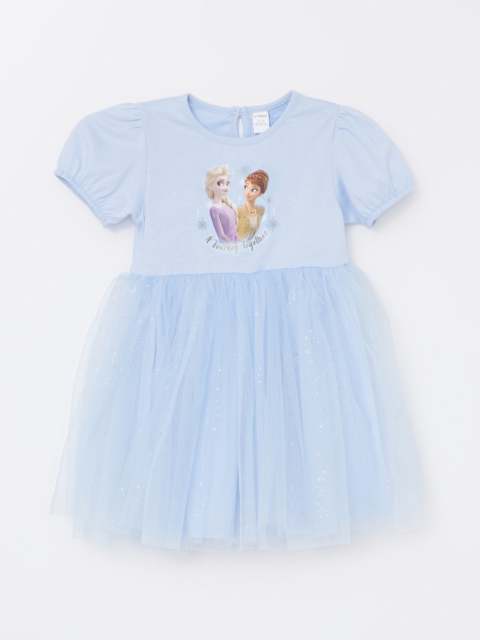 LC Waikiki Haljina za devojčice S4OL82Z1-QYD, Svetloplava