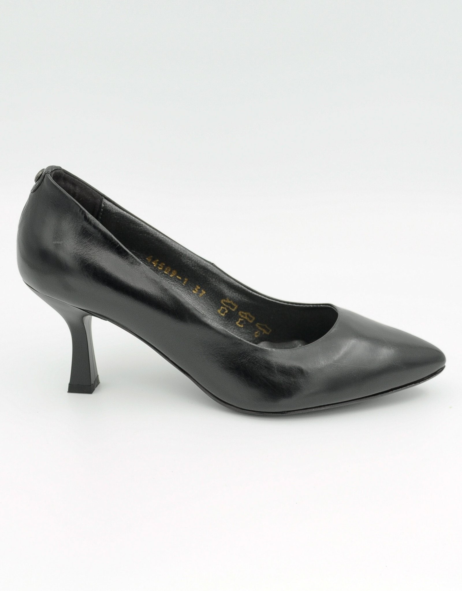 Paar Ženske kožne cipele na štiklu 44509-1, Crne