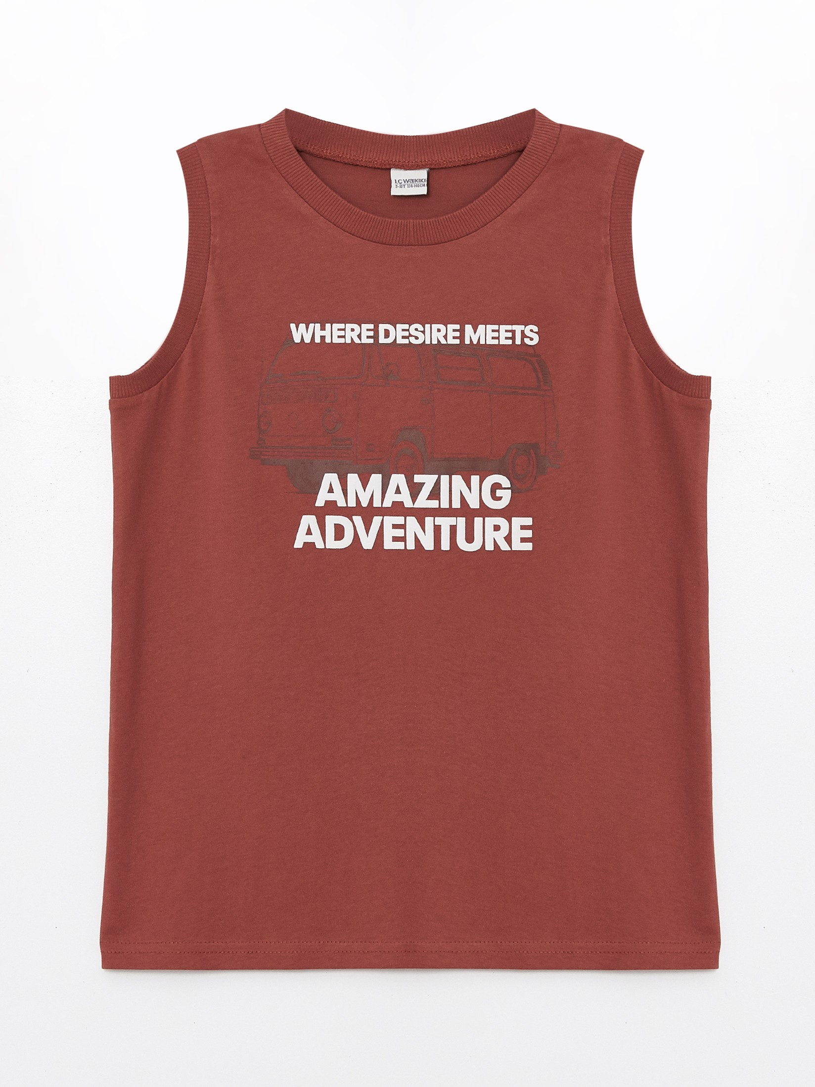 LC Waikiki Majica za dečake S4MP29Z4-YLH, Bordo