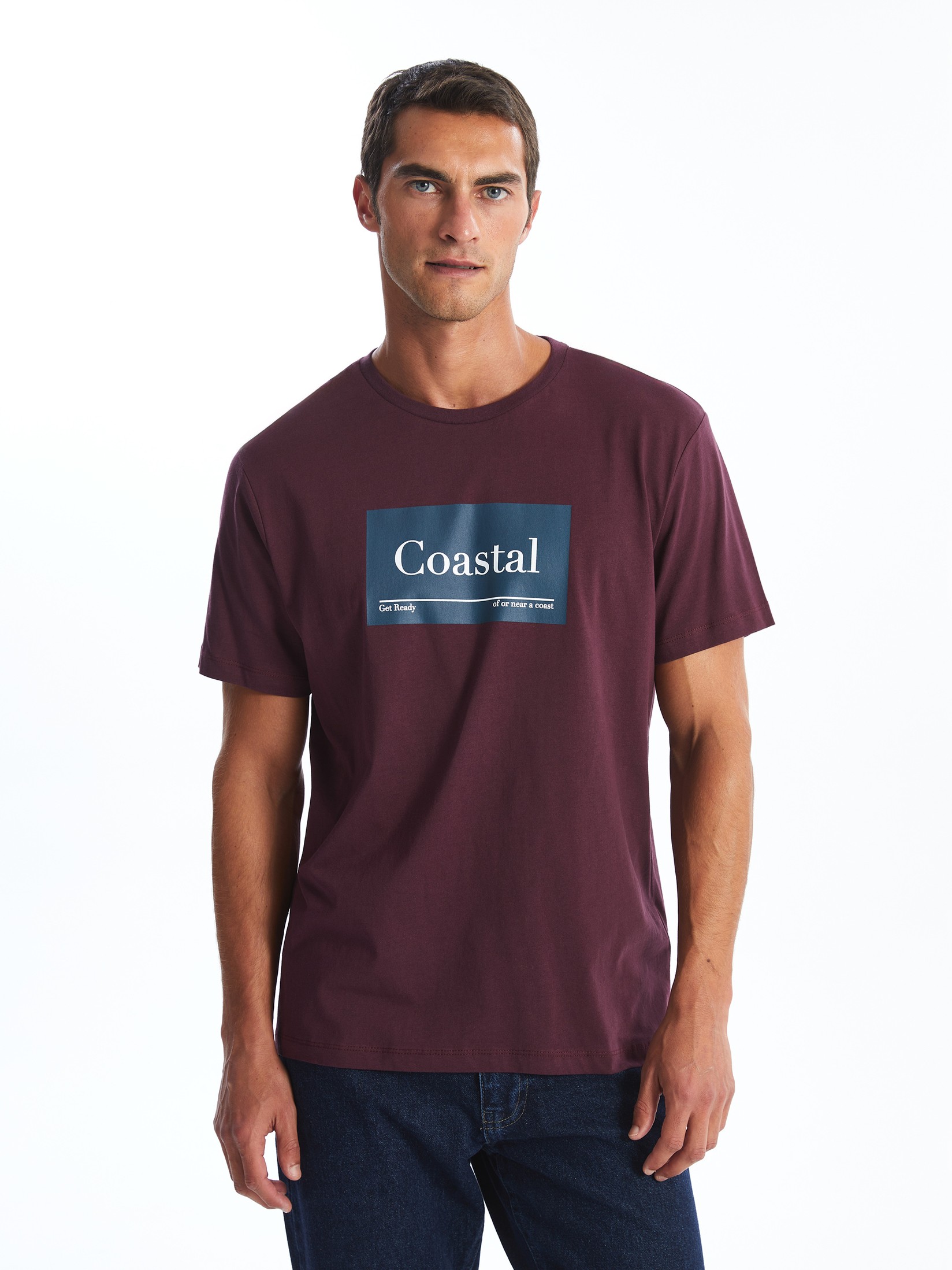 LC Waikiki Muška majica S4KV76Z8-HNV, Ljubičasta