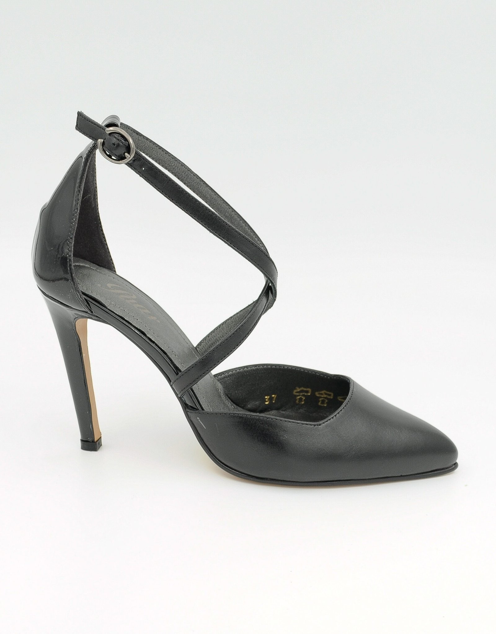 Paar Ženske kožne salonke 32511-1, Crne