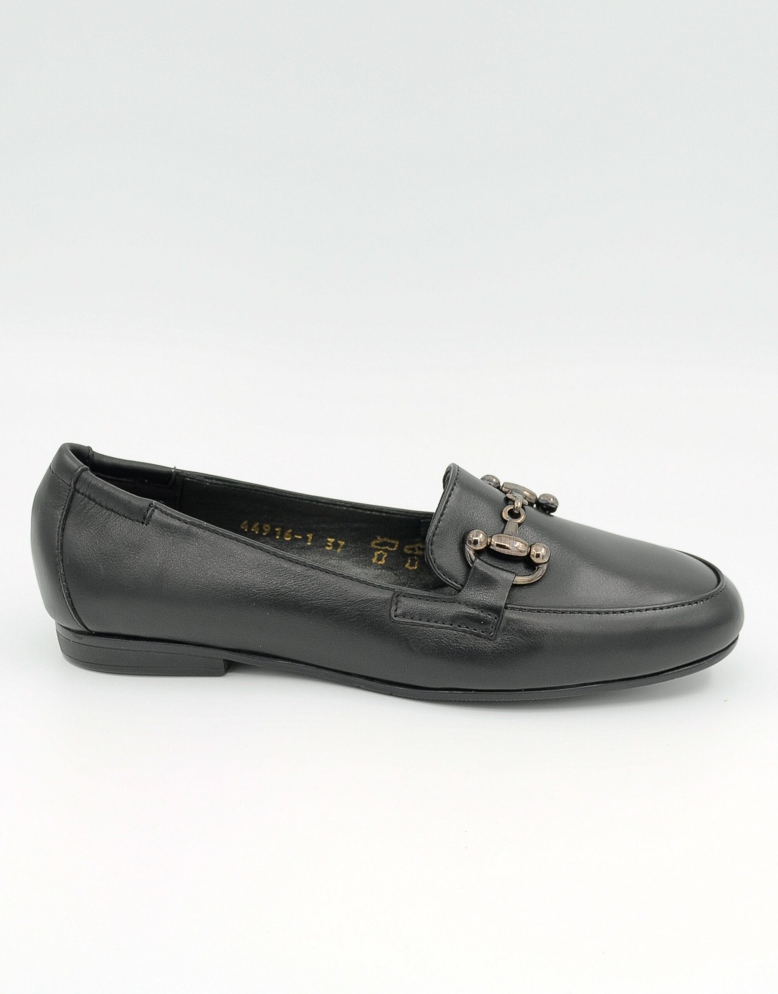 Paar Ženske kožne cipele 44916-1, Ravne, Crne