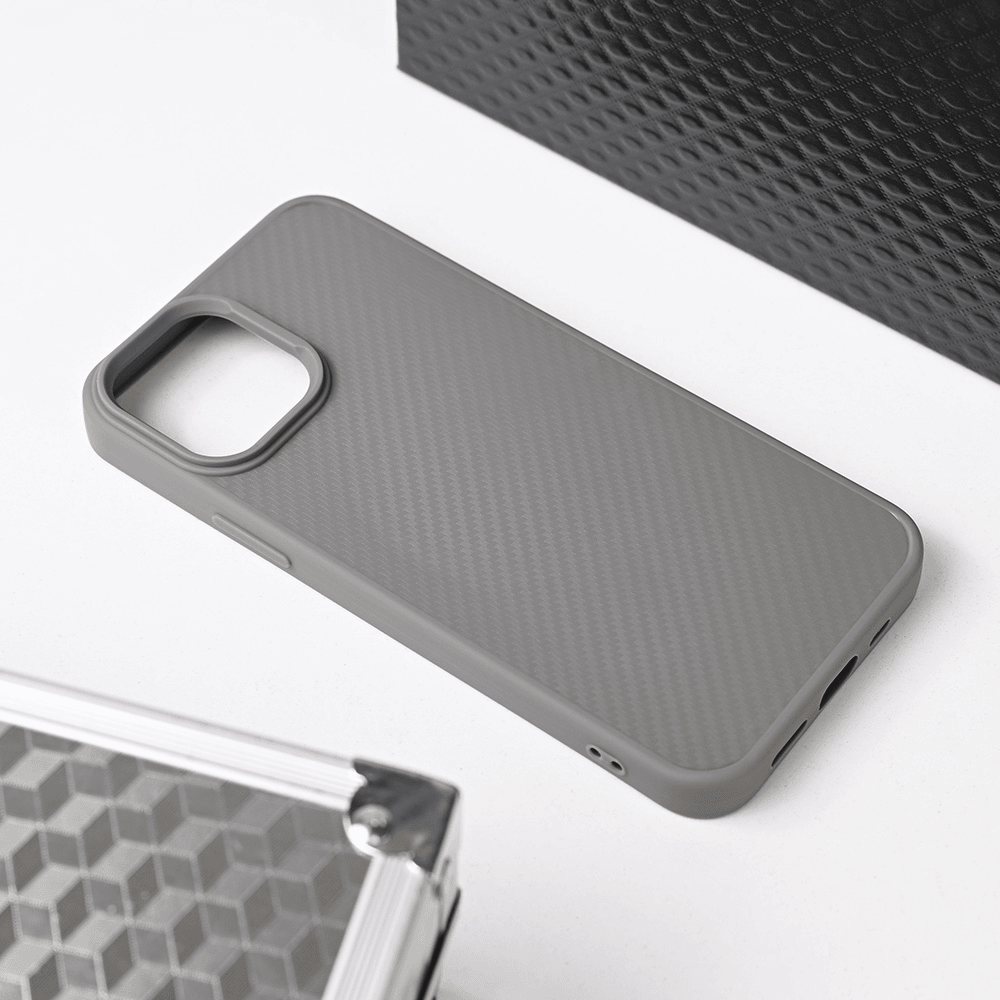 Maska za iPhone 12 6.1 Magsafe Kevlar siva