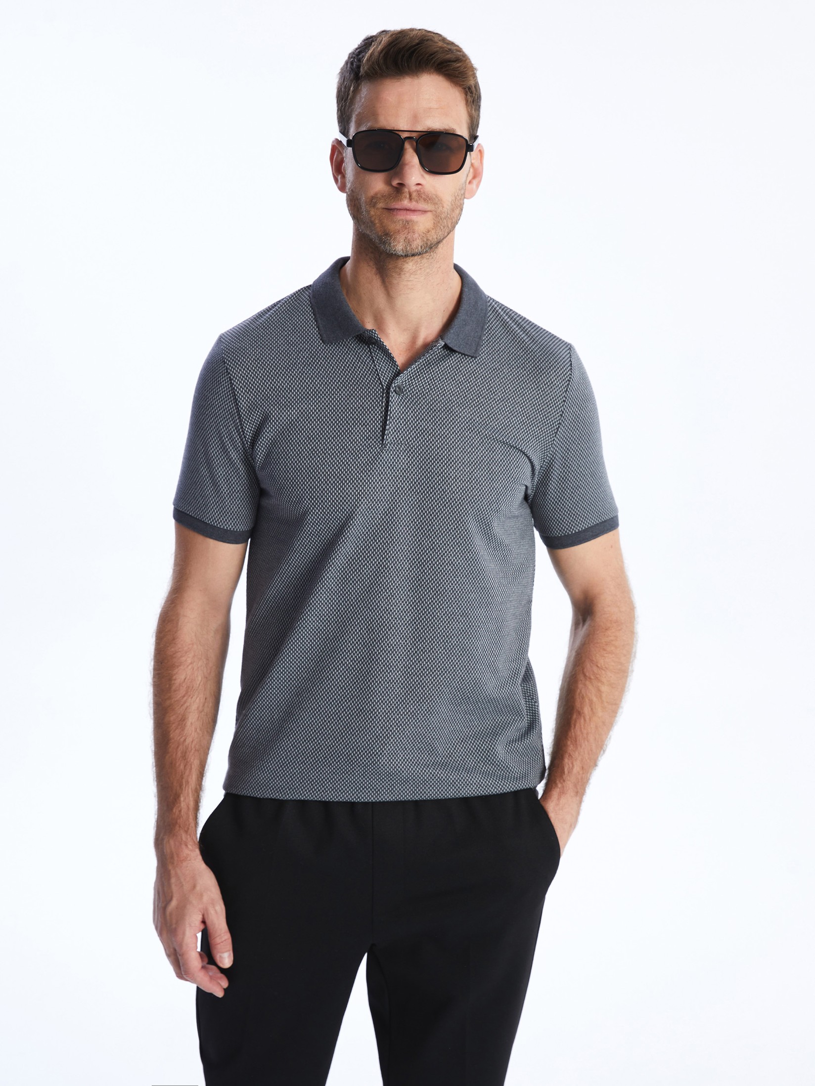 LC Waikiki Muška majica S4H277Z8-YB5, Antracit