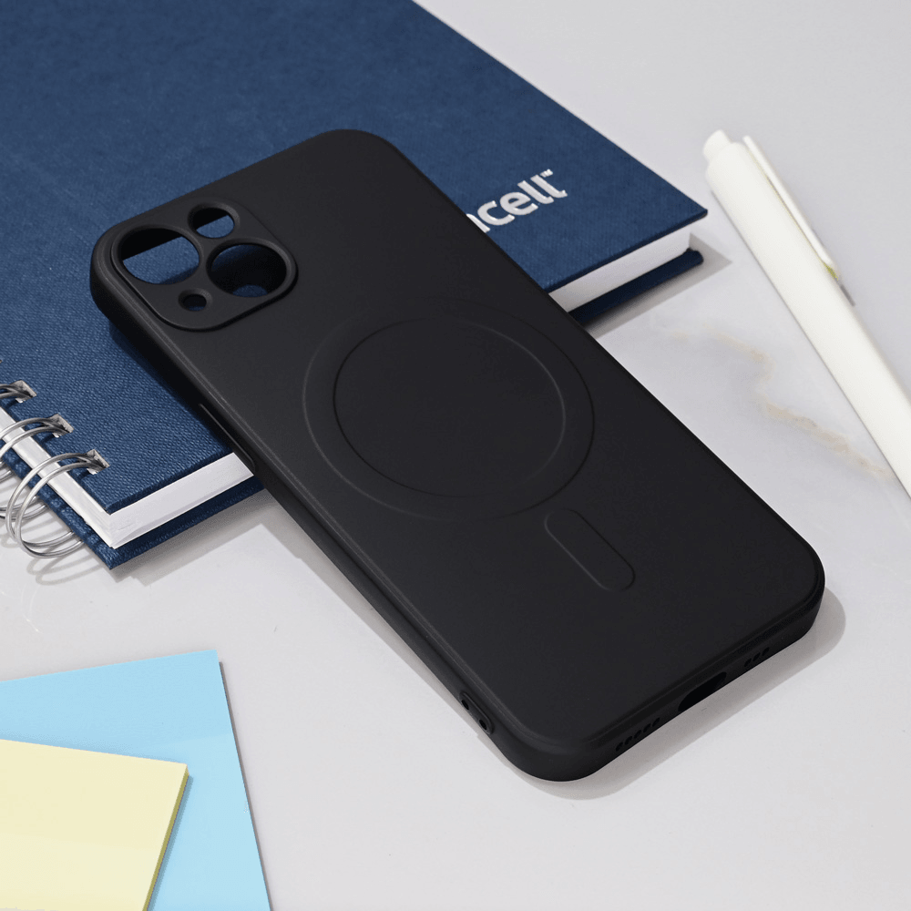 Maska za telefon iPhone 13 TERACELL GIULIETTA, Magsafe, Crna