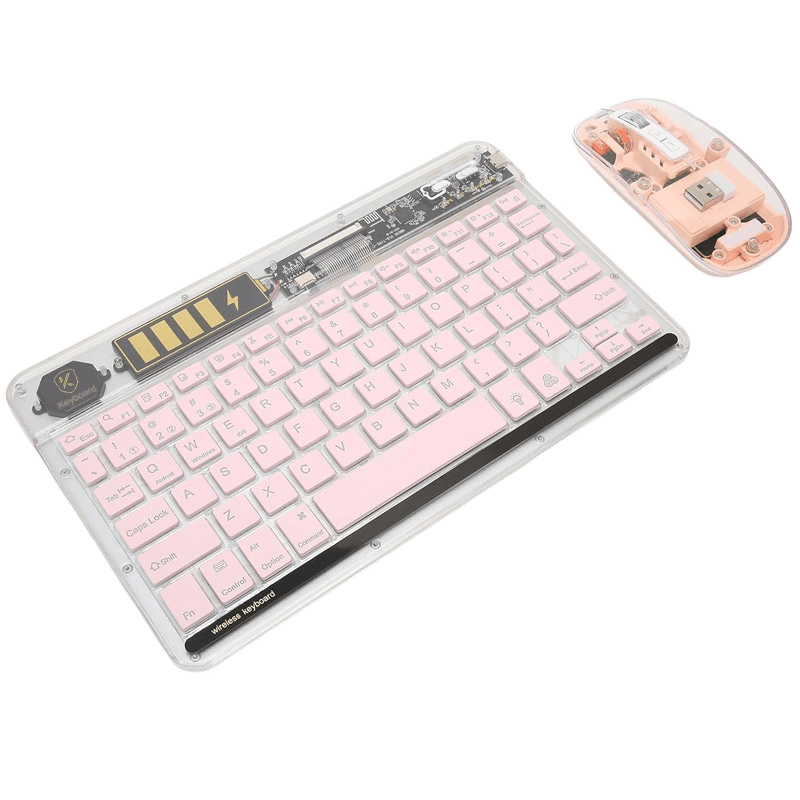 Set bežična tastatura i miš, Roze