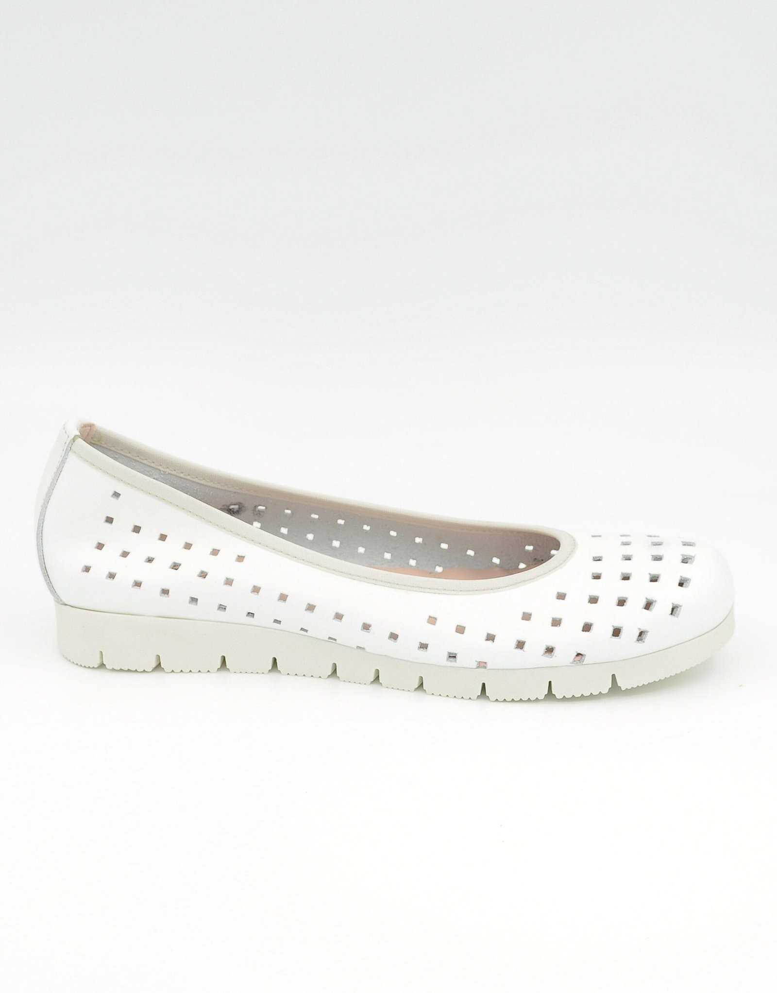 Paar Ženske kožne baletanke 24536-13, Bele