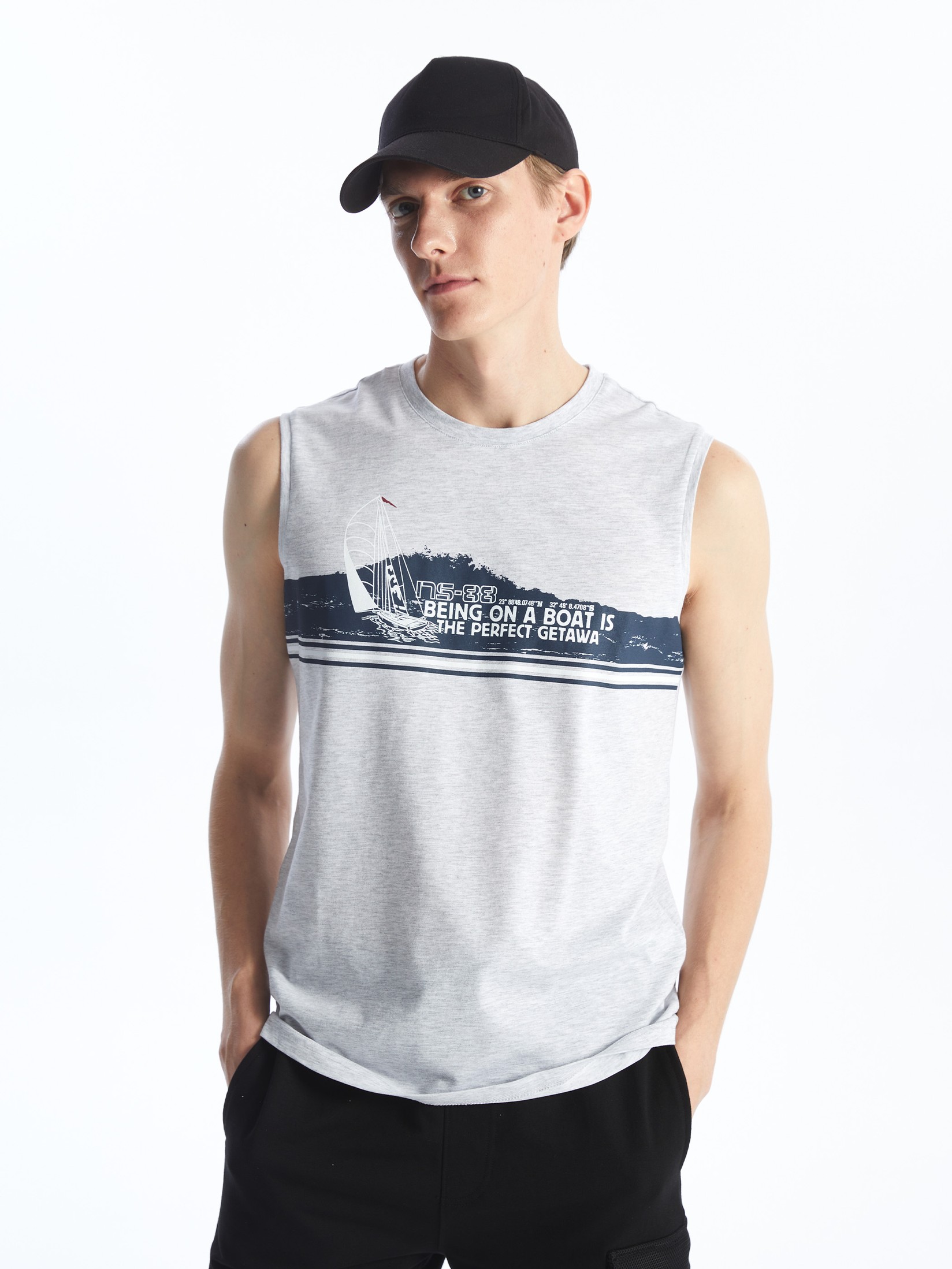 LC Waikiki Muška majica S4BD36Z8-DFL, Bež